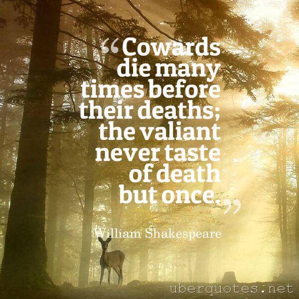 Death quotes by William Shakespeare, UberQuotes