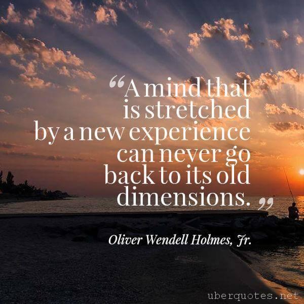 Experience quotes by Oliver Wendell Holmes, Jr., UberQuotes