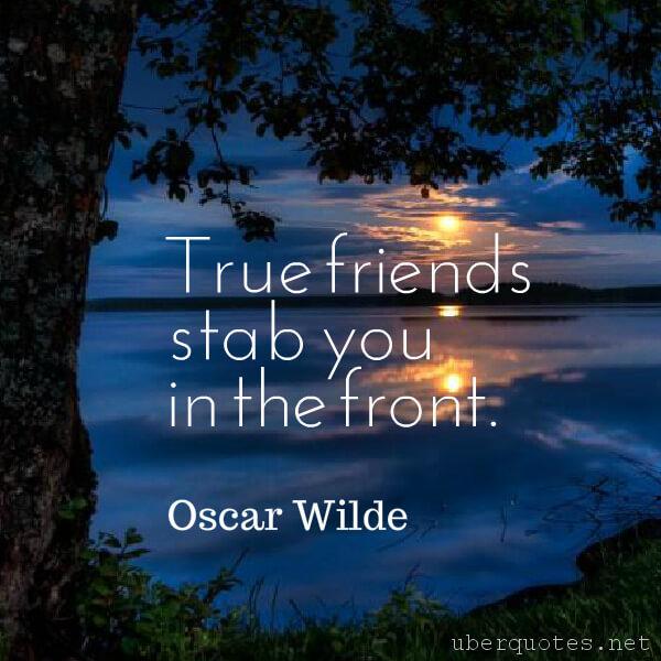 Friendship quotes by Oscar Wilde, UberQuotes