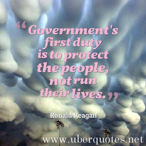 Government quotes by Ronald Reagan, UberQuotes