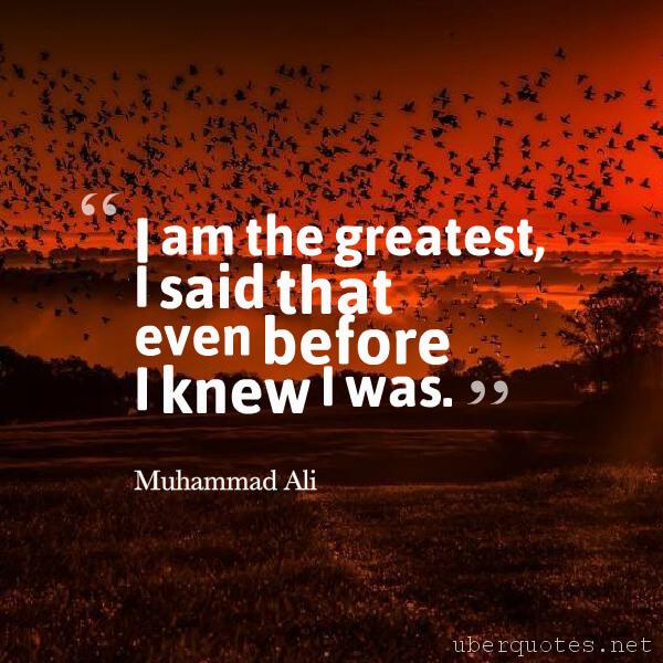 Great quotes by Muhammad Ali, UberQuotes