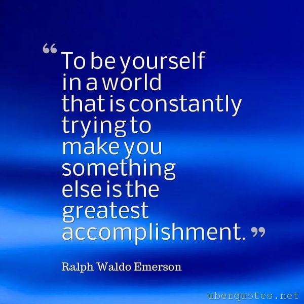 Great quotes by Ralph Waldo Emerson, UberQuotes