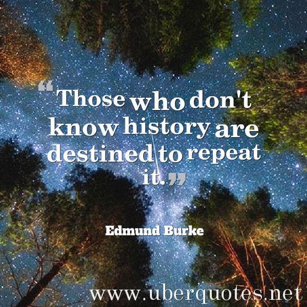 History quotes by Edmund Burke, UberQuotes