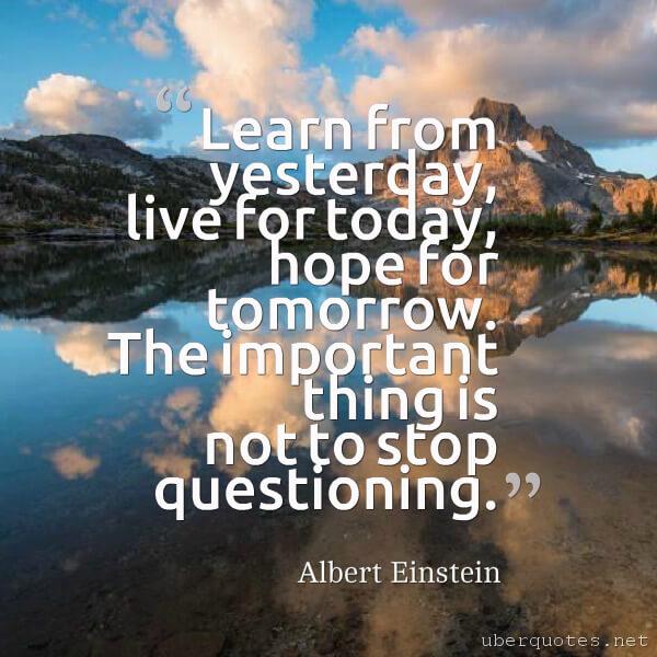 Hope quotes by Albert Einstein, UberQuotes