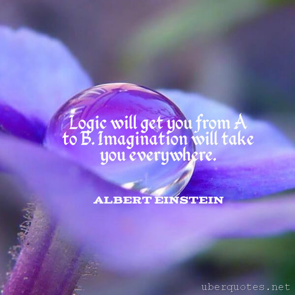 Imagination quotes by Albert Einstein, UberQuotes