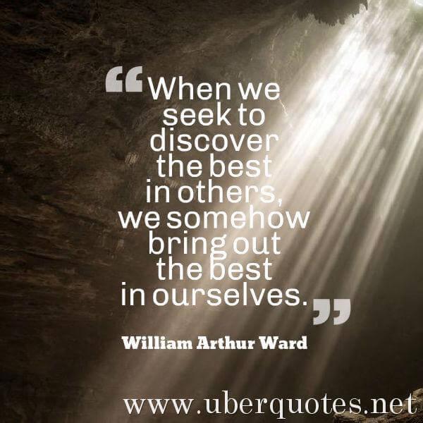 Inspirational quotes by William Arthur Ward, Best quotes by William Arthur Ward, UberQuotes