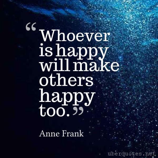 Inspirational quotes by Anne Frank, UberQuotes