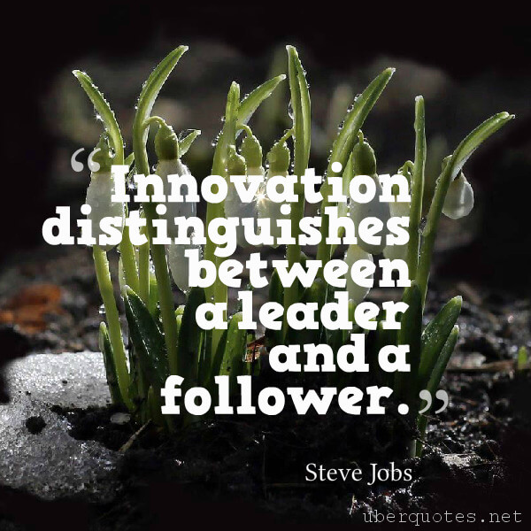 Leadership quotes by Steve Jobs, UberQuotes