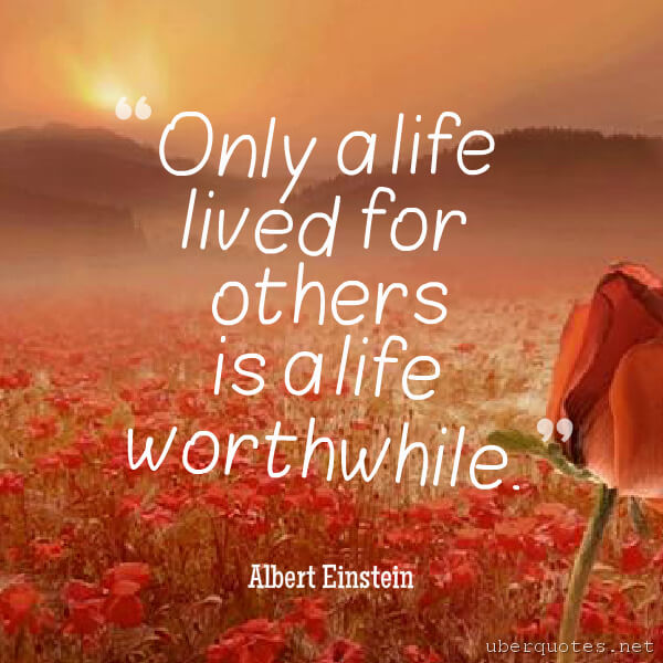 Life quotes by Albert Einstein, UberQuotes