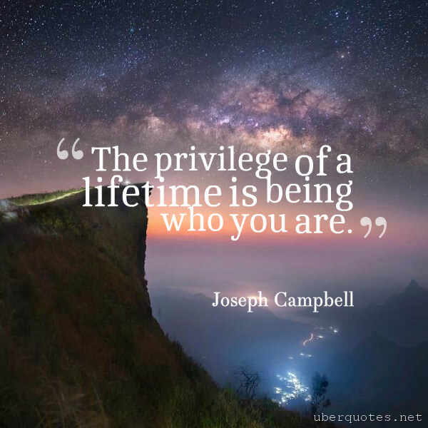 Life quotes by Joseph Campbell, UberQuotes