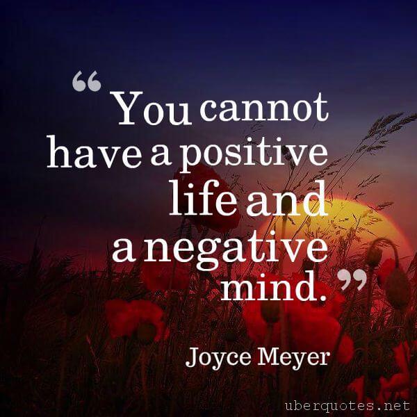 Life quotes by Joyce Meyer, Positive quotes by Joyce Meyer, UberQuotes