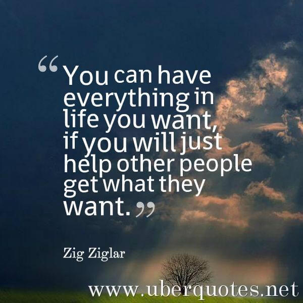 Life quotes by Zig Ziglar, UberQuotes