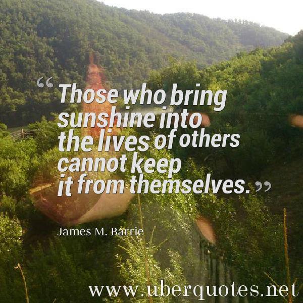 Life quotes by James M. Barrie, Time quotes by James M. Barrie, Women quotes by James M. Barrie, UberQuotes