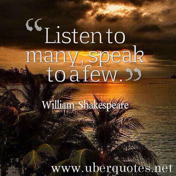 Life quotes by William Shakespeare, Music quotes by William Shakespeare, Time quotes by William Shakespeare, UberQuotes