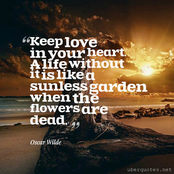 Love quotes by Oscar Wilde, Life quotes by Oscar Wilde, UberQuotes