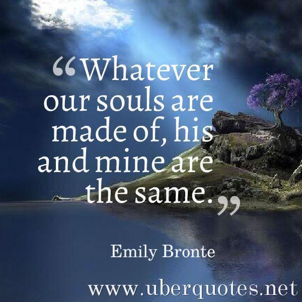 Love quotes by Emily Bronte, UberQuotes