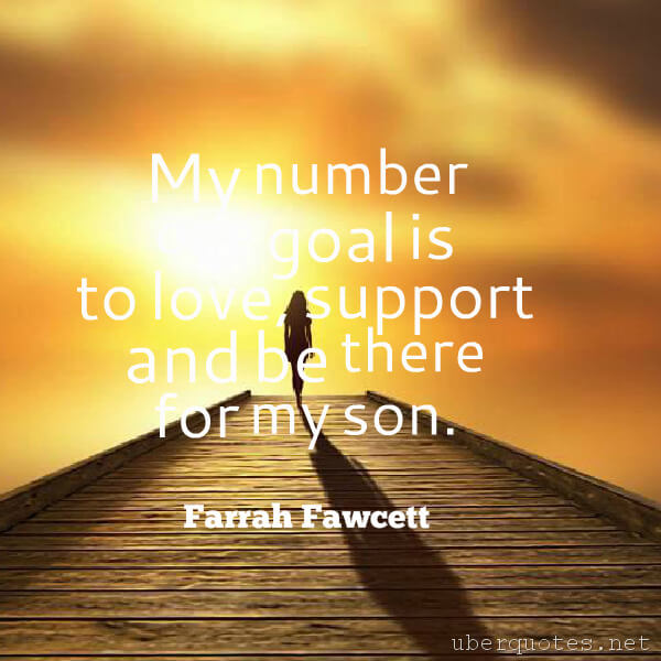 Love quotes by Farrah Fawcett, UberQuotes