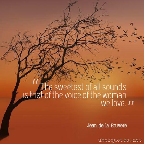 Love quotes by Jean de la Bruyere, UberQuotes