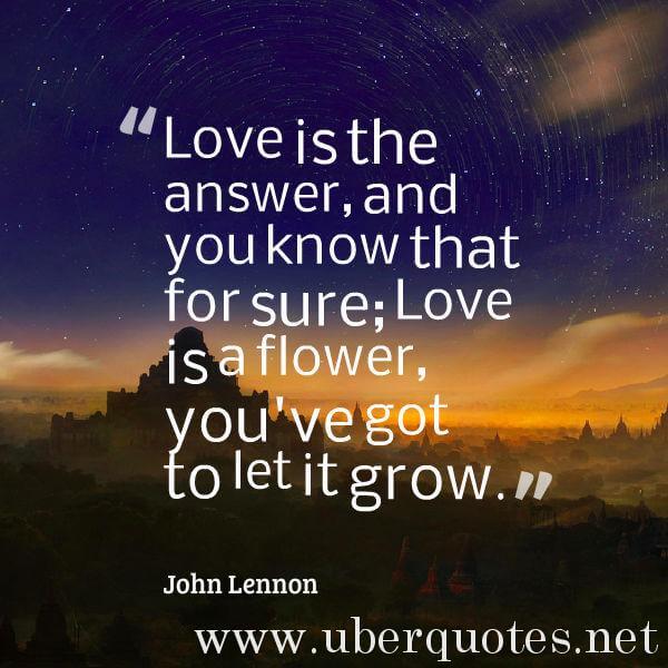 Love quotes by John Lennon, UberQuotes