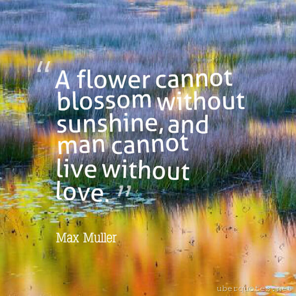 Love quotes by Max Muller, UberQuotes