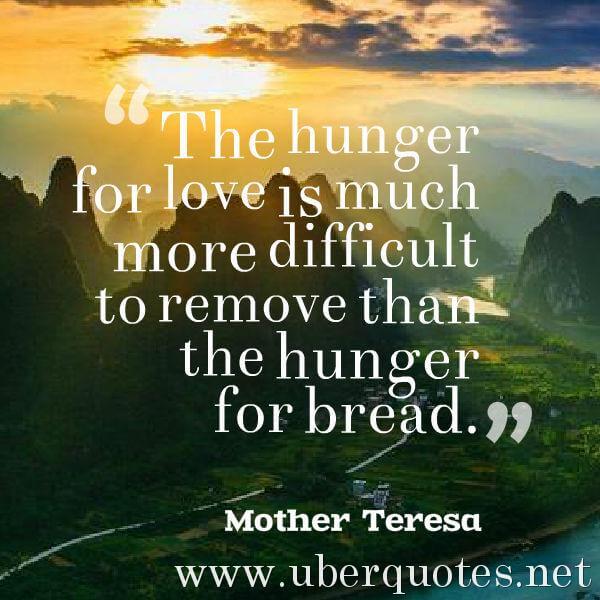 Love quotes by Mother Teresa, UberQuotes