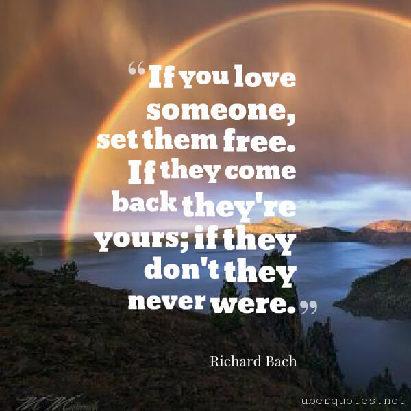 Love quotes by Richard Bach, Relationship quotes by Richard Bach, UberQuotes