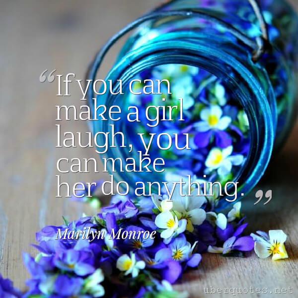 Love quotes by Marilyn Monroe, Life quotes by Marilyn Monroe, Smile quotes by Marilyn Monroe, Work quotes by Marilyn Monroe, Women quotes by Marilyn Monroe, UberQuotes