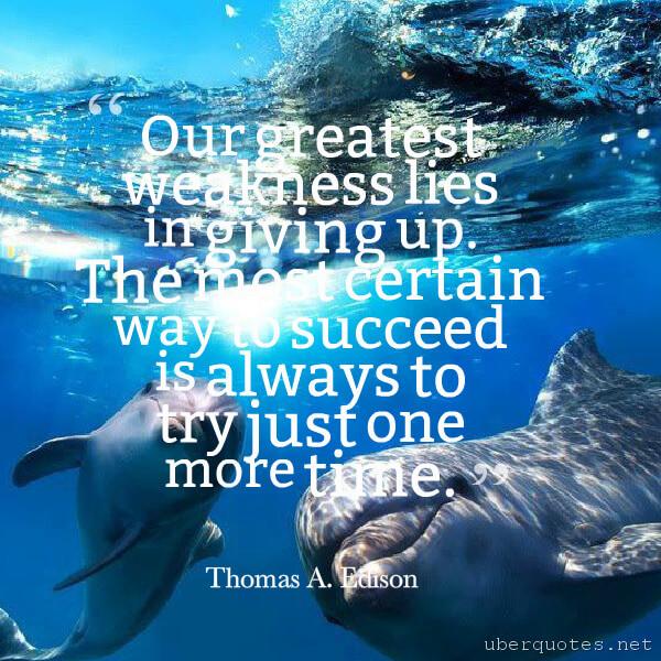 Motivational quotes by Thomas A. Edison, Time quotes by Thomas A. Edison, UberQuotes