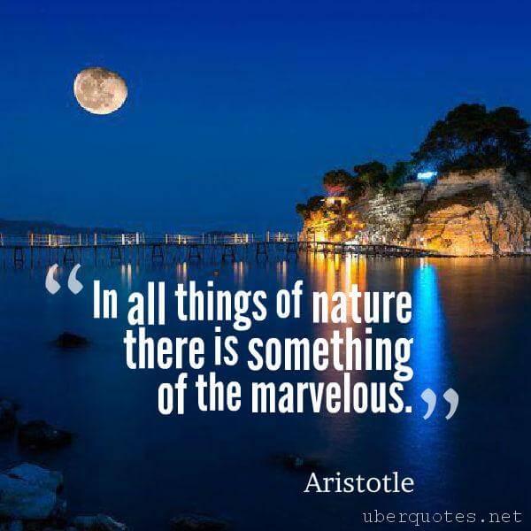 Nature quotes by Aristotle, UberQuotes