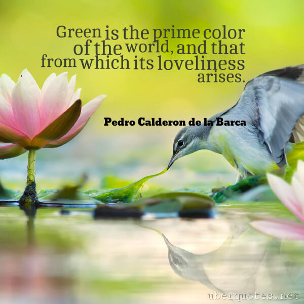 Nature quotes by Pedro Calderon de la Barca, UberQuotes