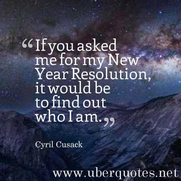 New Year's quotes by Cyril Cusack, UberQuotes