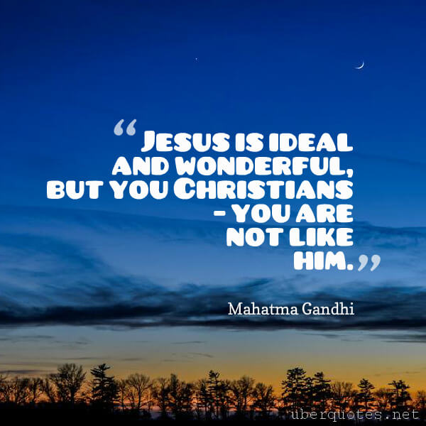 Religion quotes by Mahatma Gandhi, UberQuotes