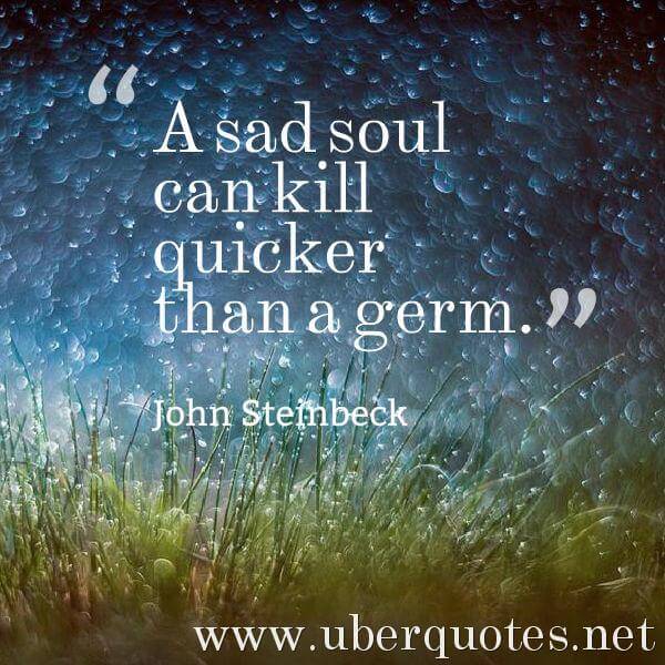 Sad quotes by John Steinbeck, UberQuotes