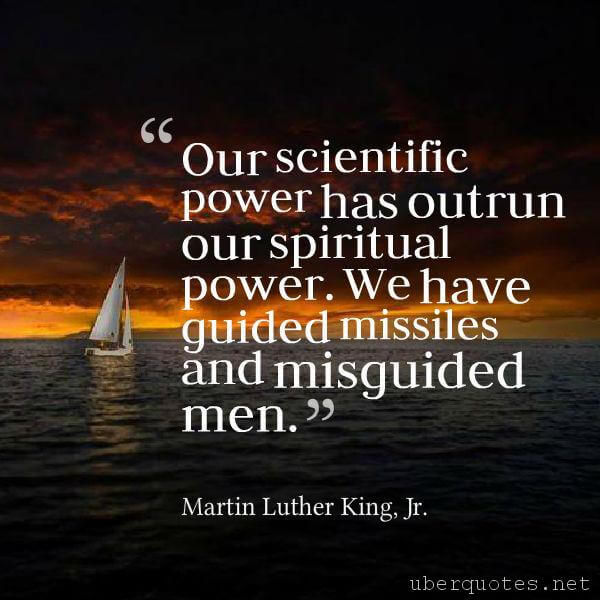 Science quotes by Martin Luther King, Jr., Power quotes by Martin Luther King, Jr., Men quotes by Martin Luther King, Jr., UberQuotes