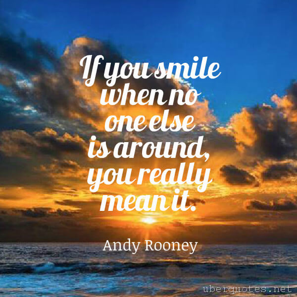 Smile quotes by Andy Rooney, UberQuotes