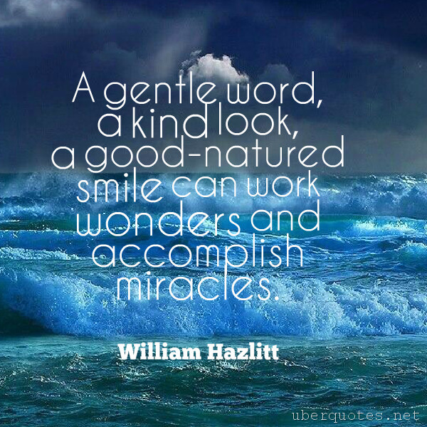 Smile quotes by William Hazlitt, Work quotes by William Hazlitt, UberQuotes