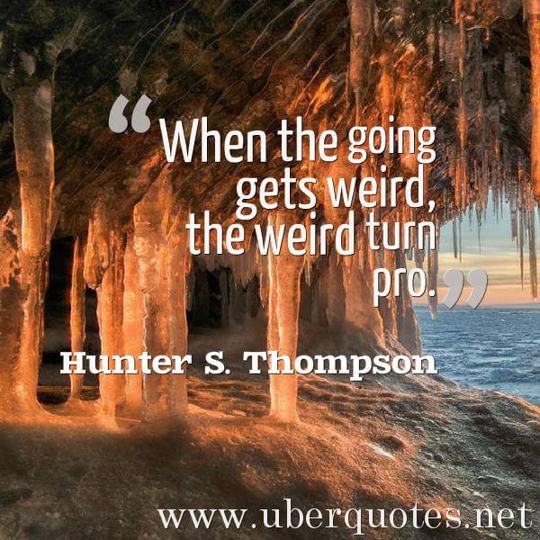 Sports quotes by Hunter S. Thompson, UberQuotes