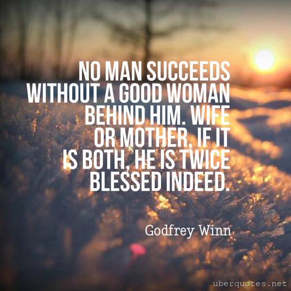 Success quotes by Godfrey Winn, Good quotes by Godfrey Winn, UberQuotes