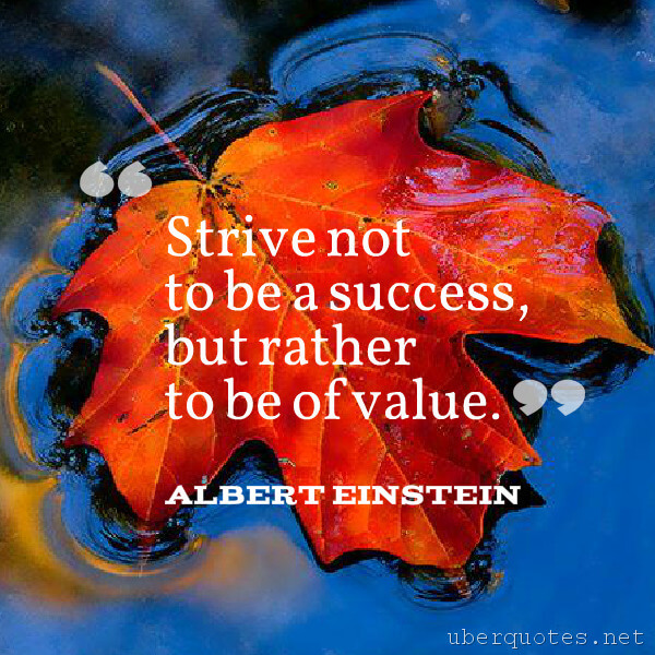 Success quotes by Albert Einstein, UberQuotes