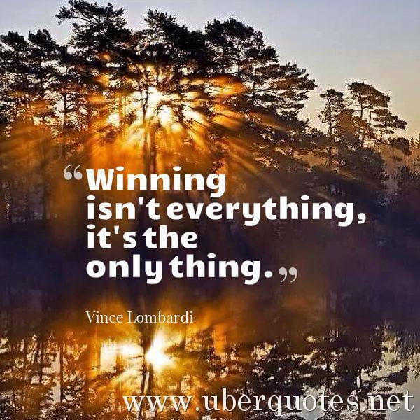 Success quotes by Vince Lombardi, UberQuotes