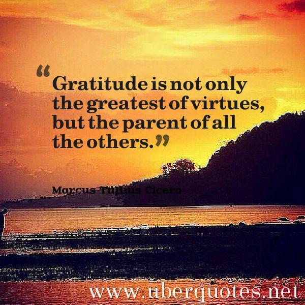 Thankful quotes by Marcus Tullius Cicero, UberQuotes