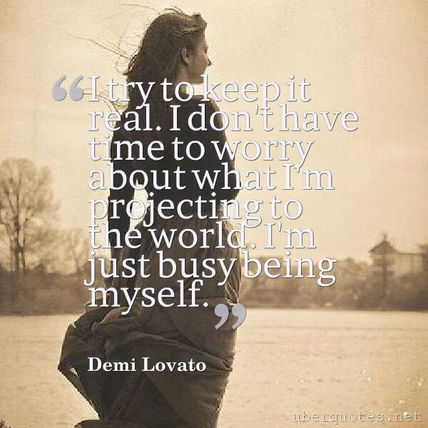 Time quotes by Demi Lovato, UberQuotes