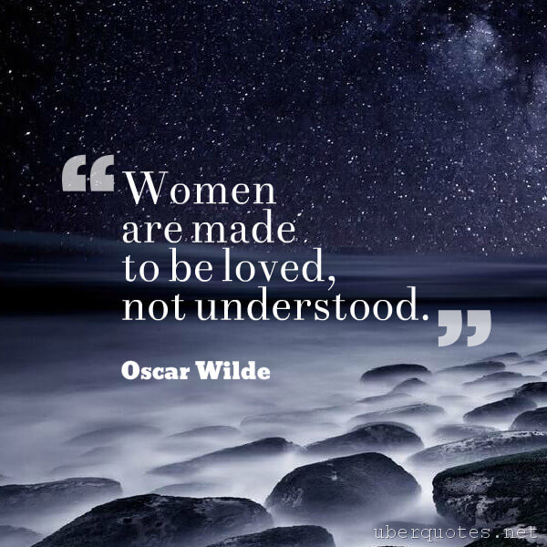 Women quotes by Oscar Wilde, UberQuotes